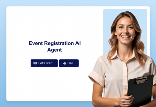 Event Registration AI Agent Template Thumbnail Image