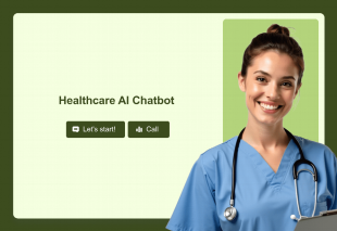 Healthcare AI Chatbot  Template Thumbnail Image