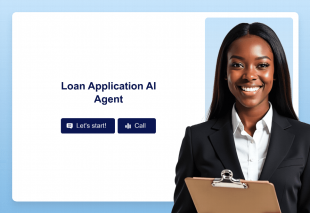 Loan Application AI Agent Template Thumbnail Image