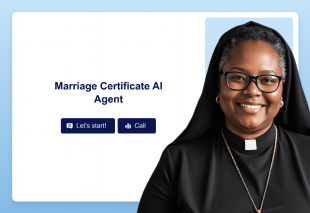 Marriage Certificate AI Agent Template Thumbnail Image