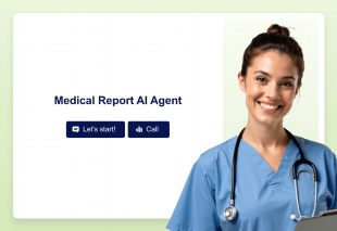 Medical Report AI Agent Template Thumbnail Image