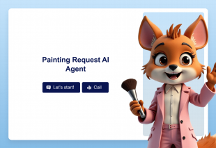 Painting Request AI Agent Template Thumbnail Image