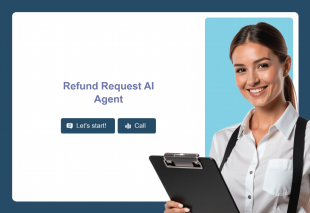 Refund Request AI Agent Template Thumbnail Image