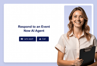 Respond to an Event Now AI Agent Template Thumbnail Image