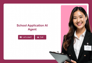 School Application AI Agent Template Thumbnail Image