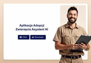 Aplikacja Adopcji Zwierzęcia Asystent AI Template Thumbnail