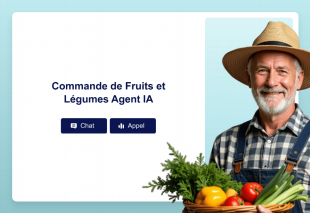 Commande de Fruits et Légumes Agent IA Template Thumbnail