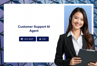 Customer Support AI Agent Template Thumbnail