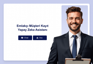 Emlakçı Müşteri Kayıt Yapay Zeka Asistanı Template Thumbnail