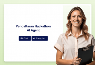 Pendaftaran Hackathon AI Agent Template Thumbnail