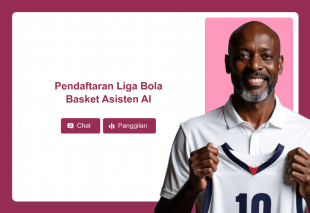 Pendaftaran Liga Bola Basket Asisten AI Template Thumbnail