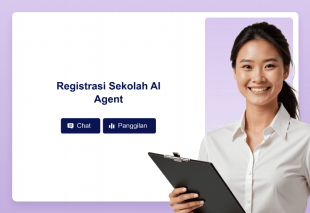 Registrasi Sekolah AI Agent Template Thumbnail