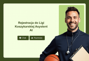 Rejestracja do Ligi Koszykarskiej Asystent AI Template Thumbnail