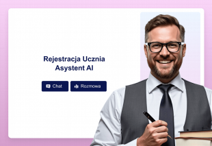 Rejestracja Ucznia Asystent AI Template Thumbnail