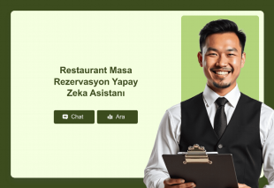 Restaurant Masa Rezervasyon Yapay Zeka Asistanı Template Thumbnail