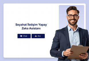 Seyahat İletişim Yapay Zeka Asistanı Template Thumbnail