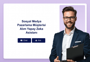 Sosyal Medya Pazarlama Müşterisi Alım Yapay Zeka Asistanı Template Thumbnail