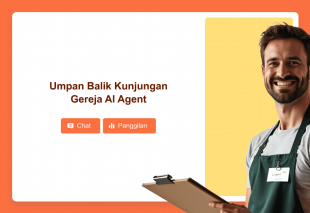 Umpan Balik Kunjungan Gereja AI Agent Template Thumbnail