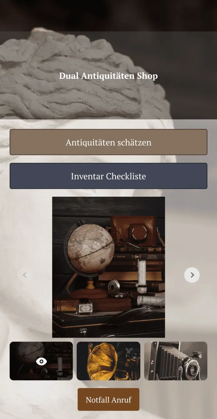 Antiquitäten Schätzung App