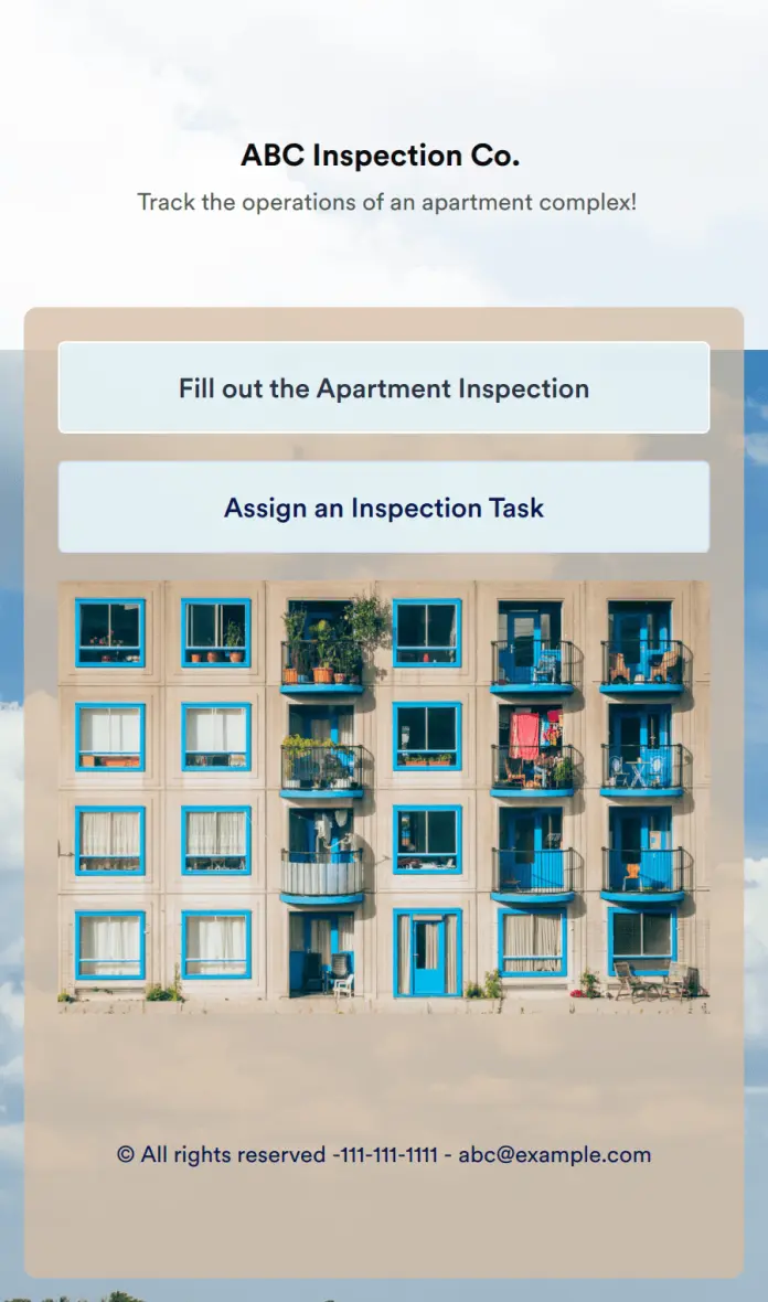 Apartment Checklist App