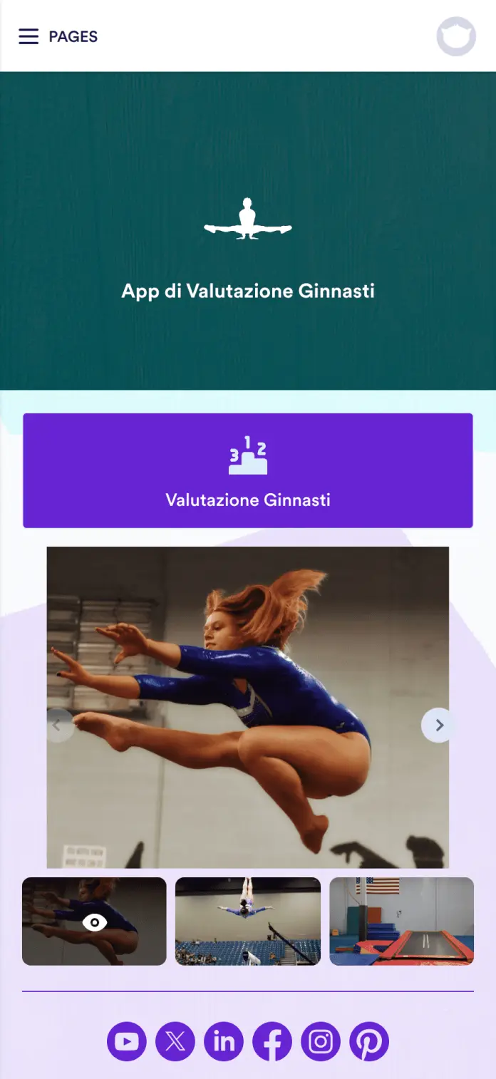 App di Valutazione Ginnasti