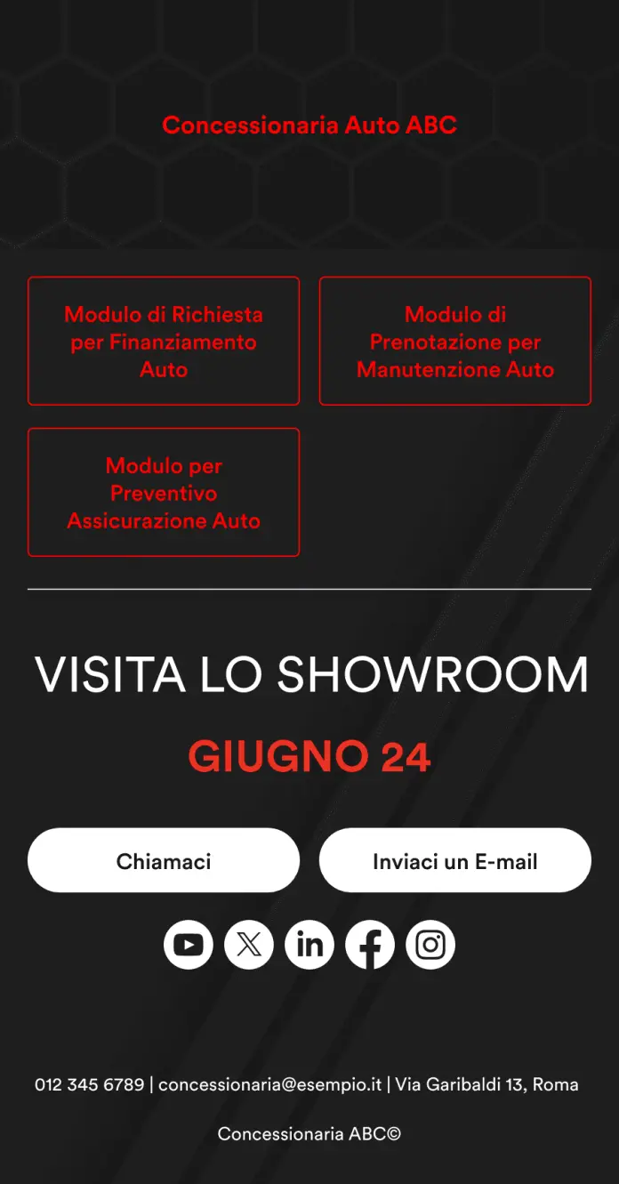 App per Concessionaria Auto