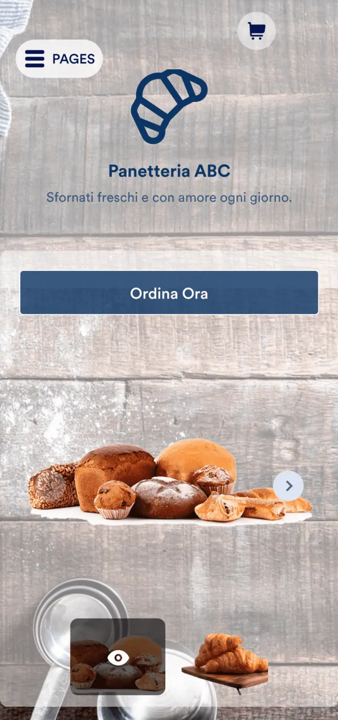 App per Panetteria