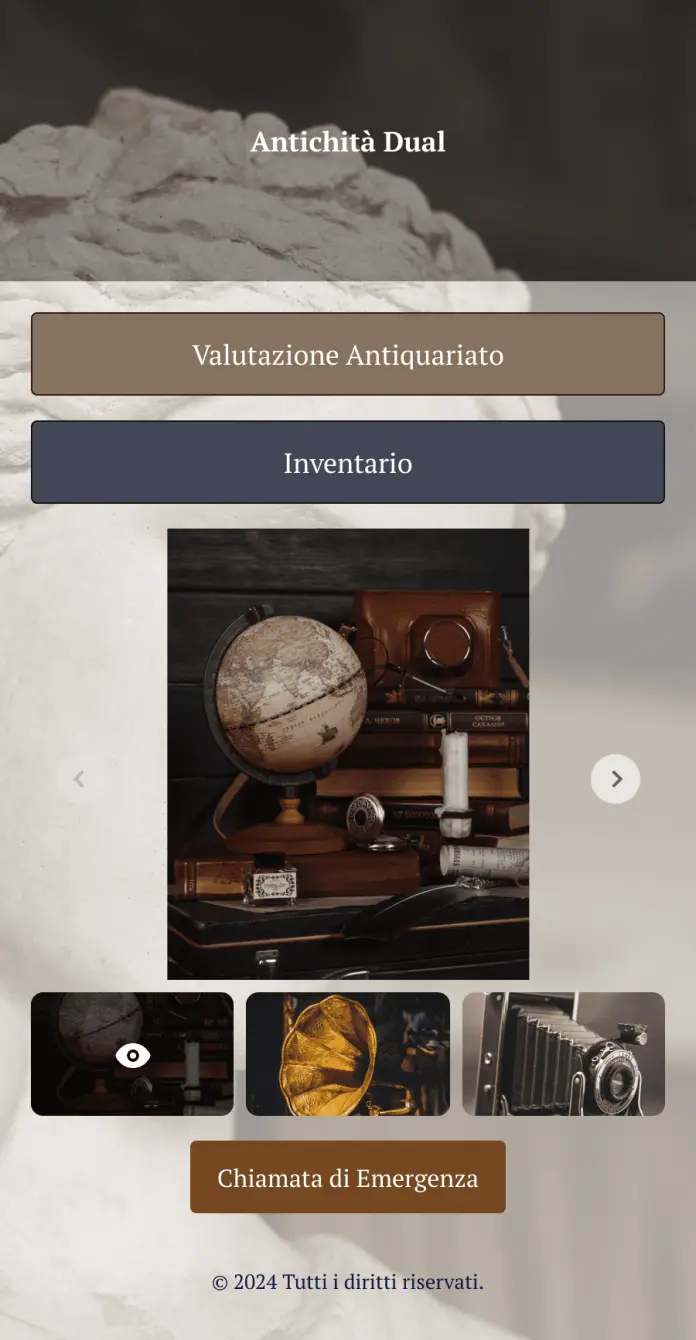 App per Valutazione Antiquariato