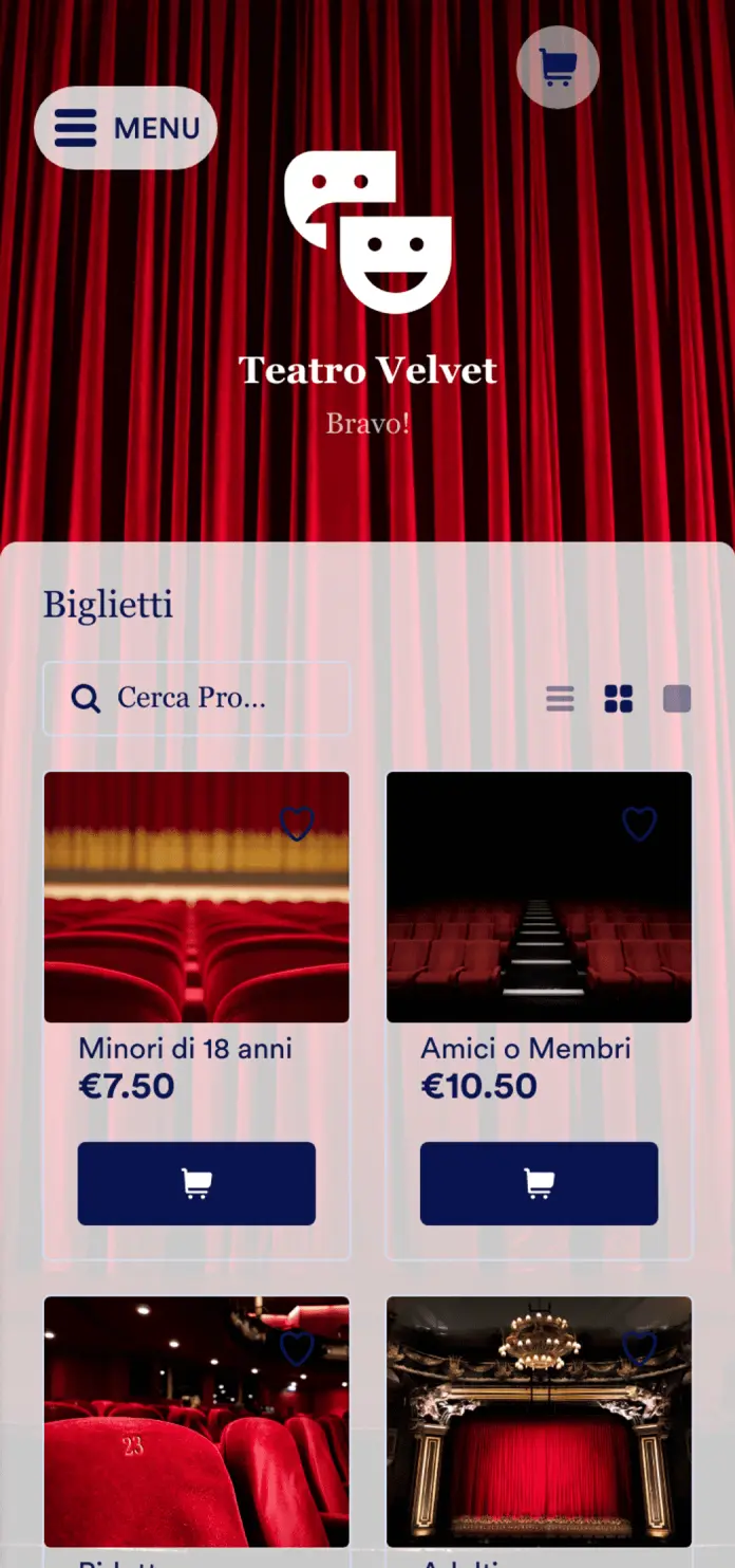 App per Vendita Biglietti