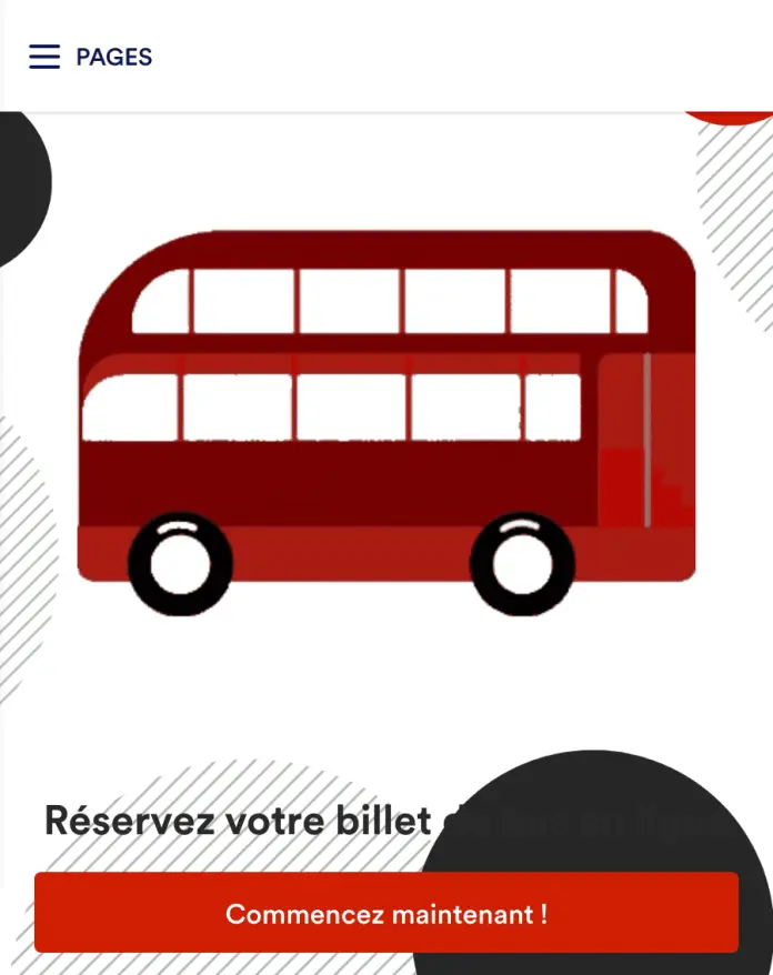 Application de réservation de billet de bus en ligne