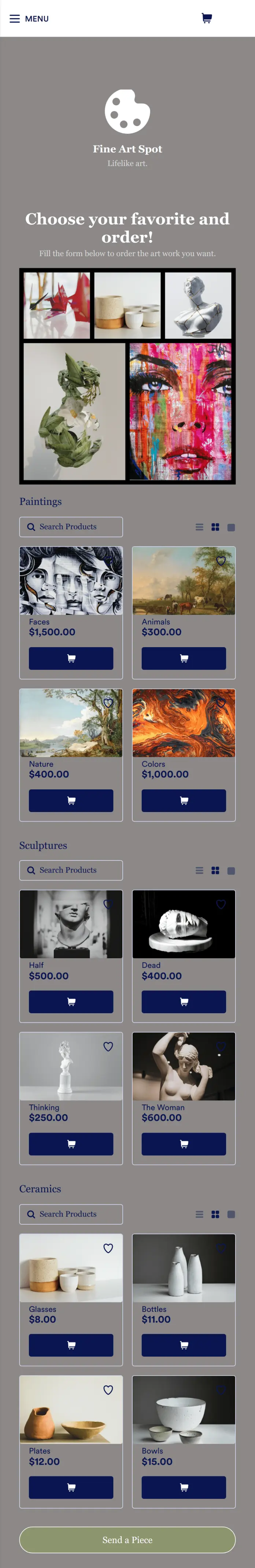 Art Selling App