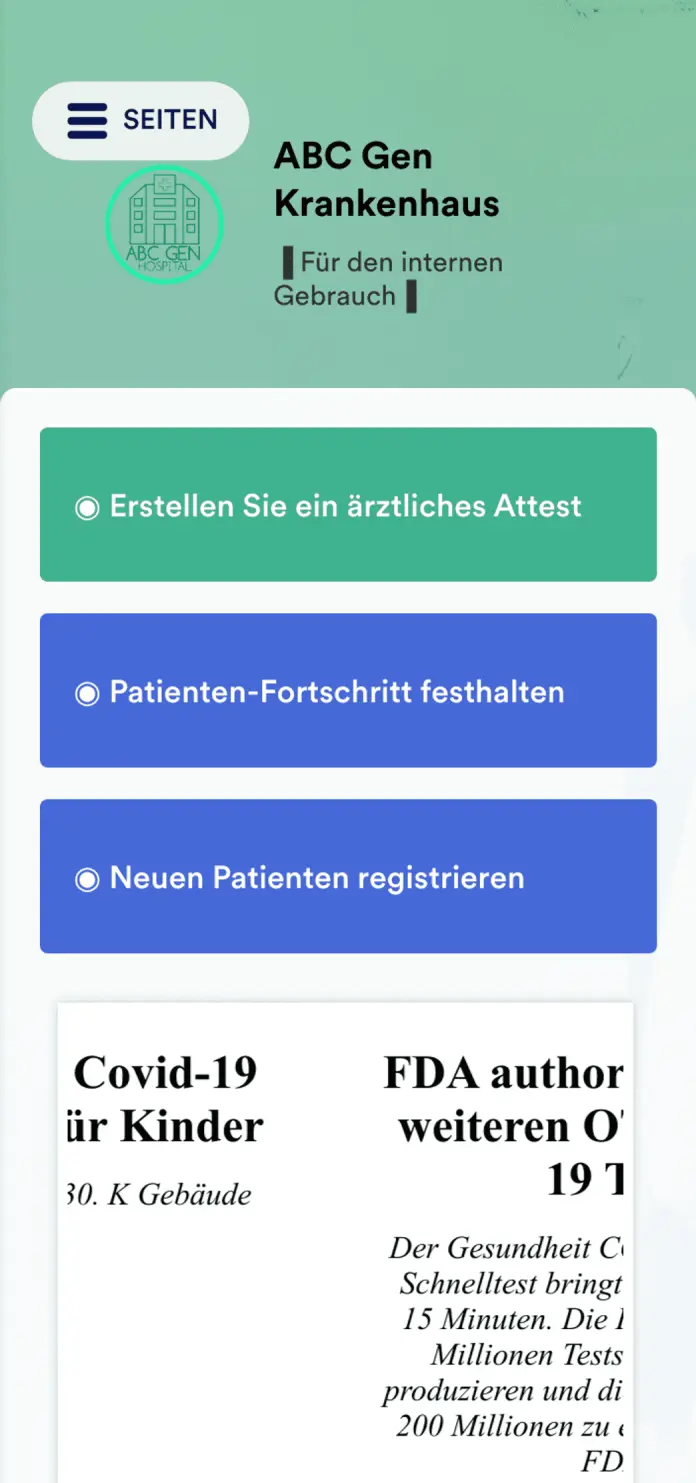 Ärztliches Attest App