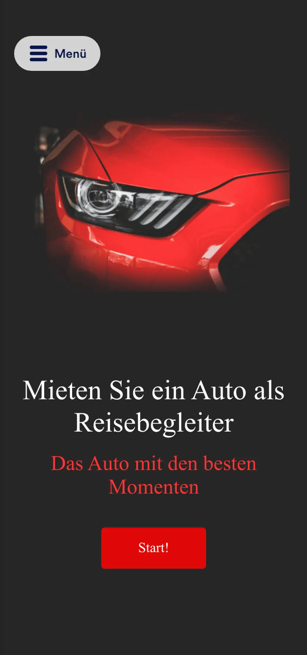 Auto Vermietung App