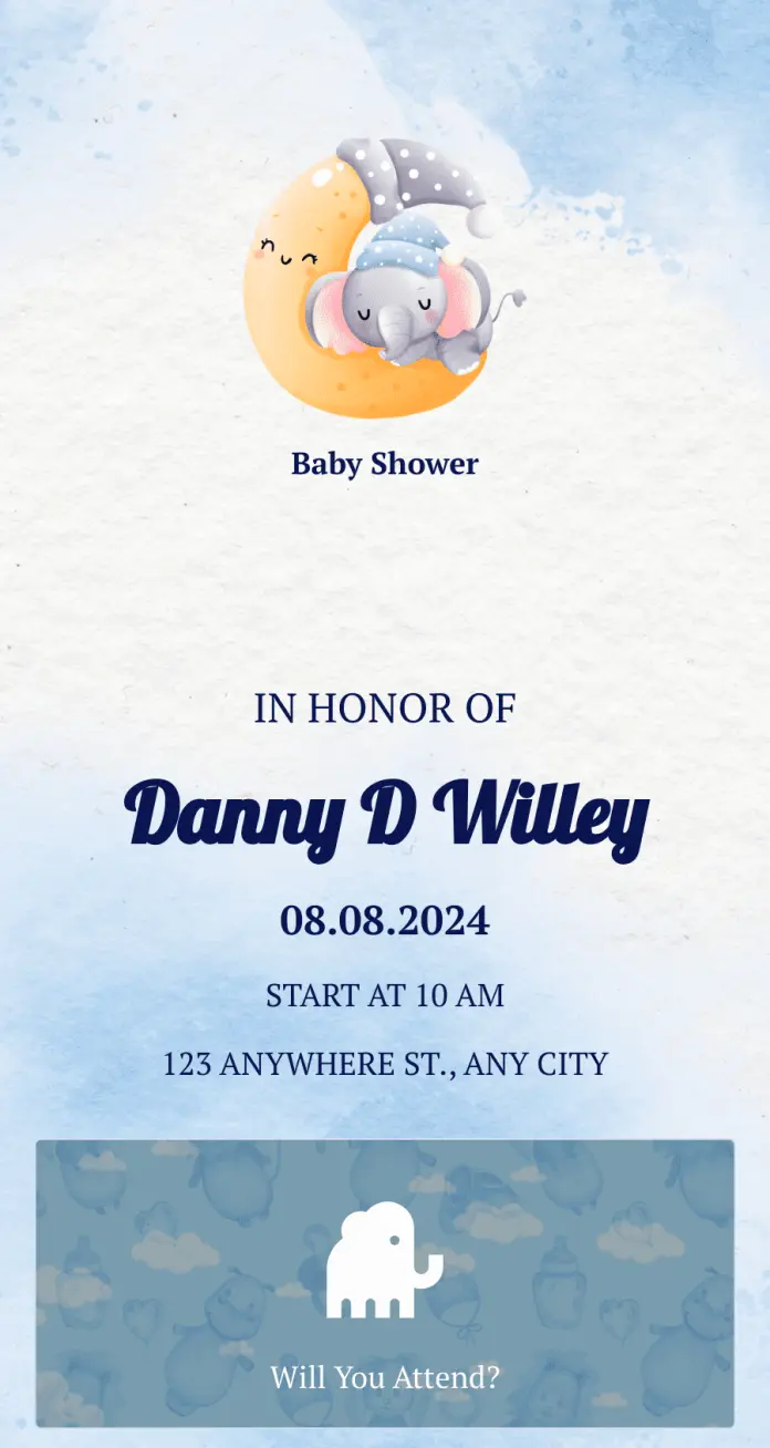 Baby Shower Invitation App