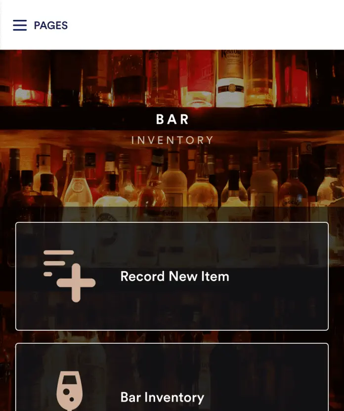 Bar Inventory App