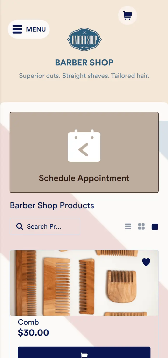 Barber Shop App