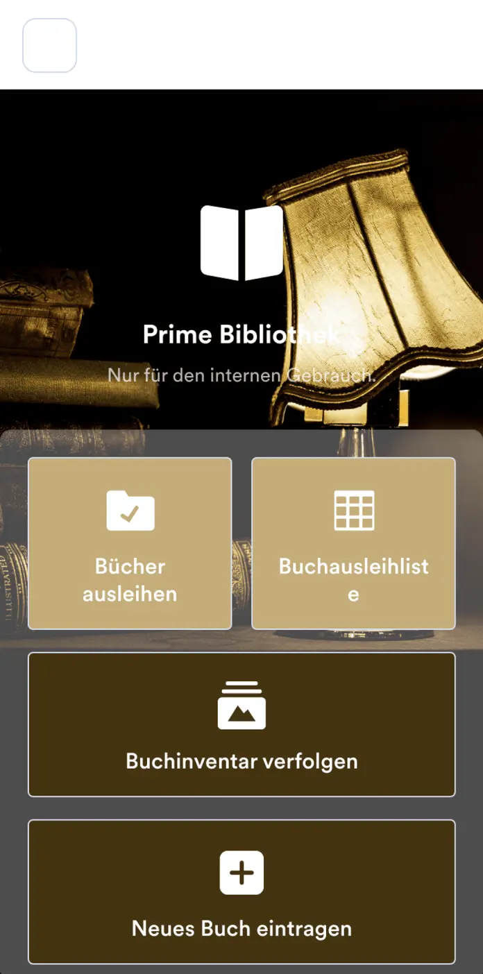 Bibliothek Verwaltung App