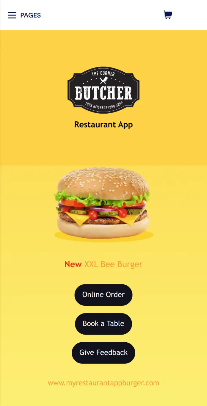 Burger Restaurant App