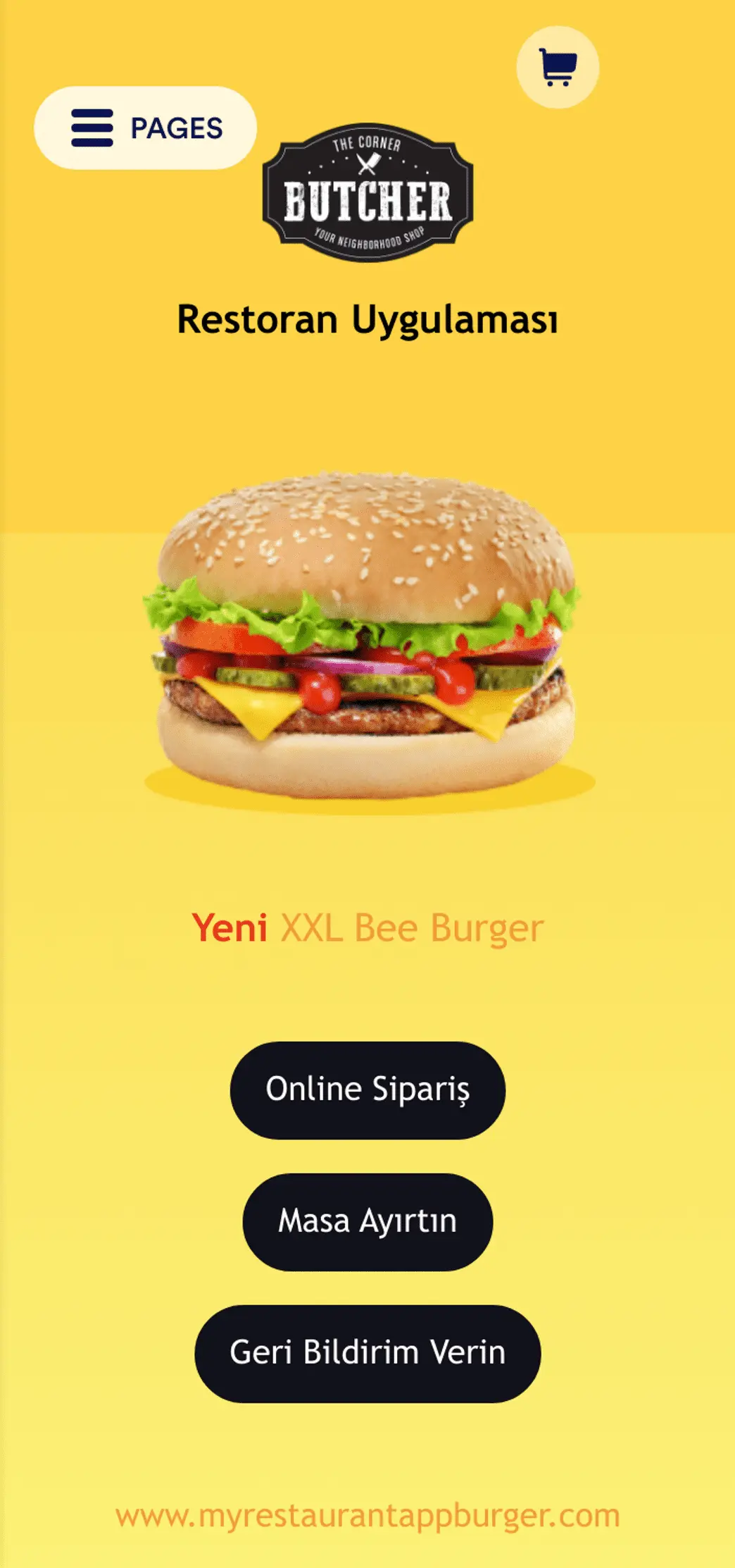 Burger Restoran Uygulaması