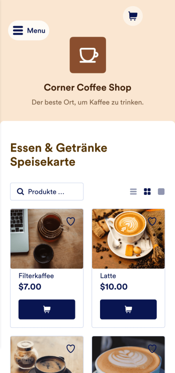 Café App Template