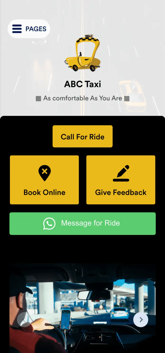 Call a Taxi App