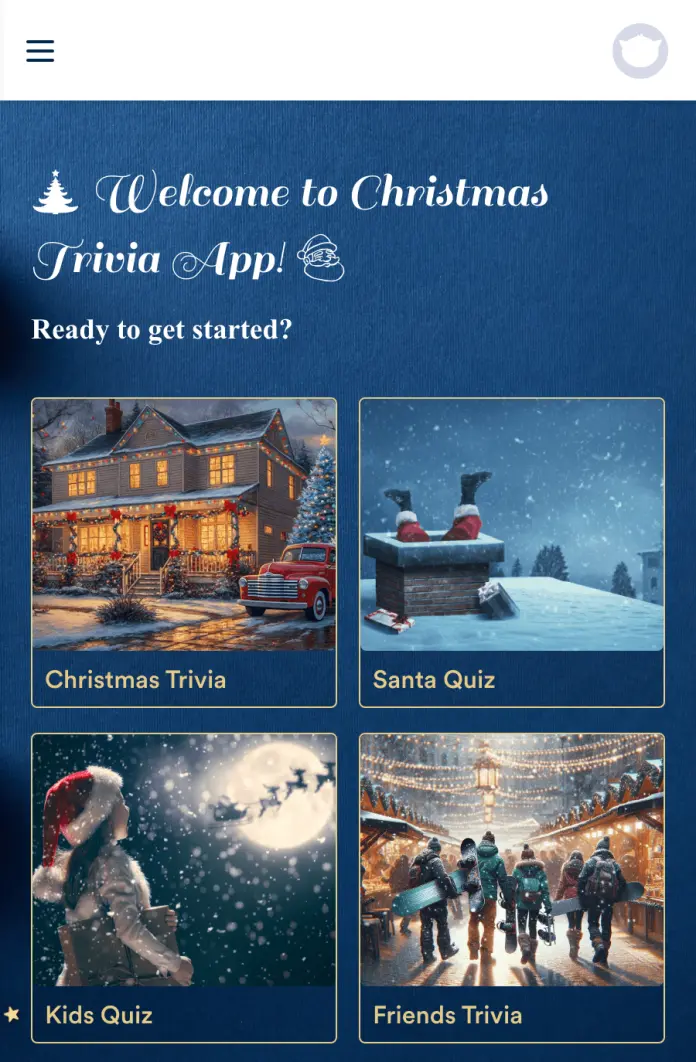 Christmas Trivia App