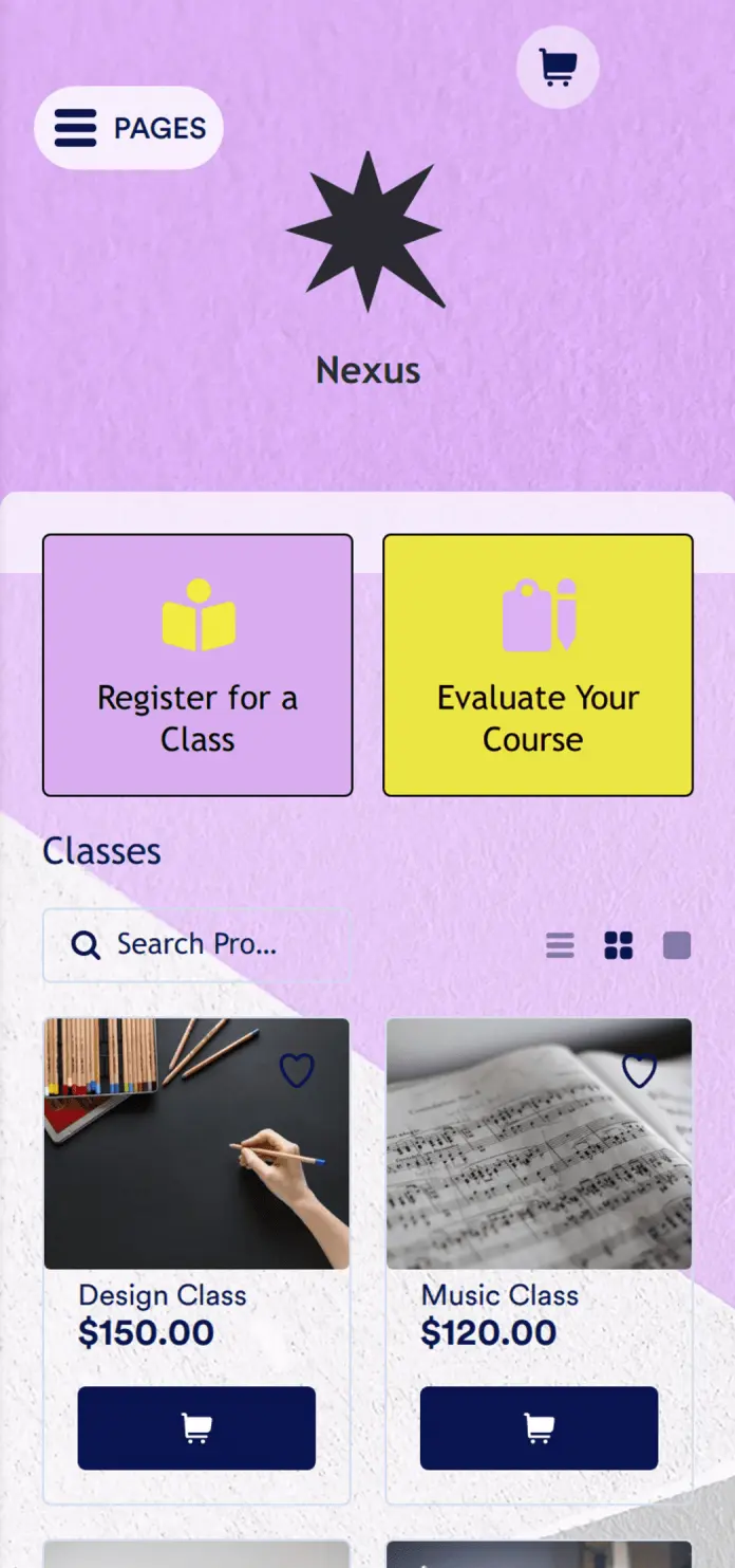 Class Scheduling App