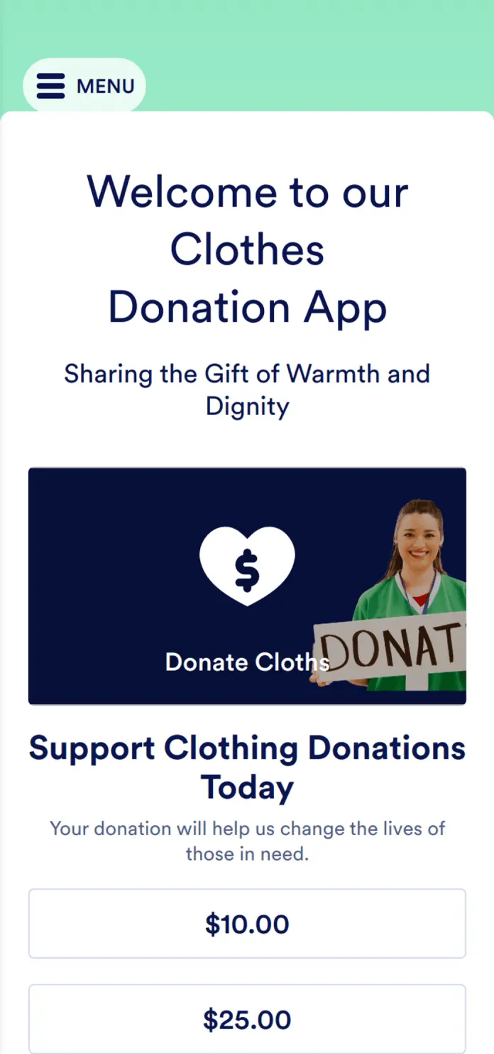 Cloths Donation App