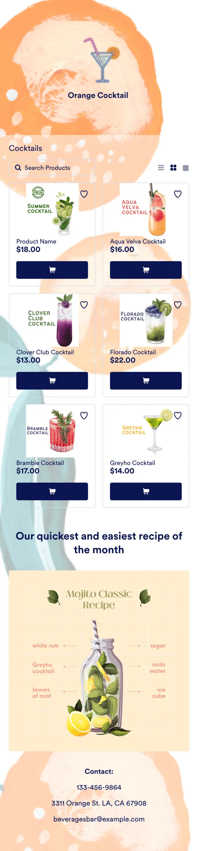 Cocktail Delivery App