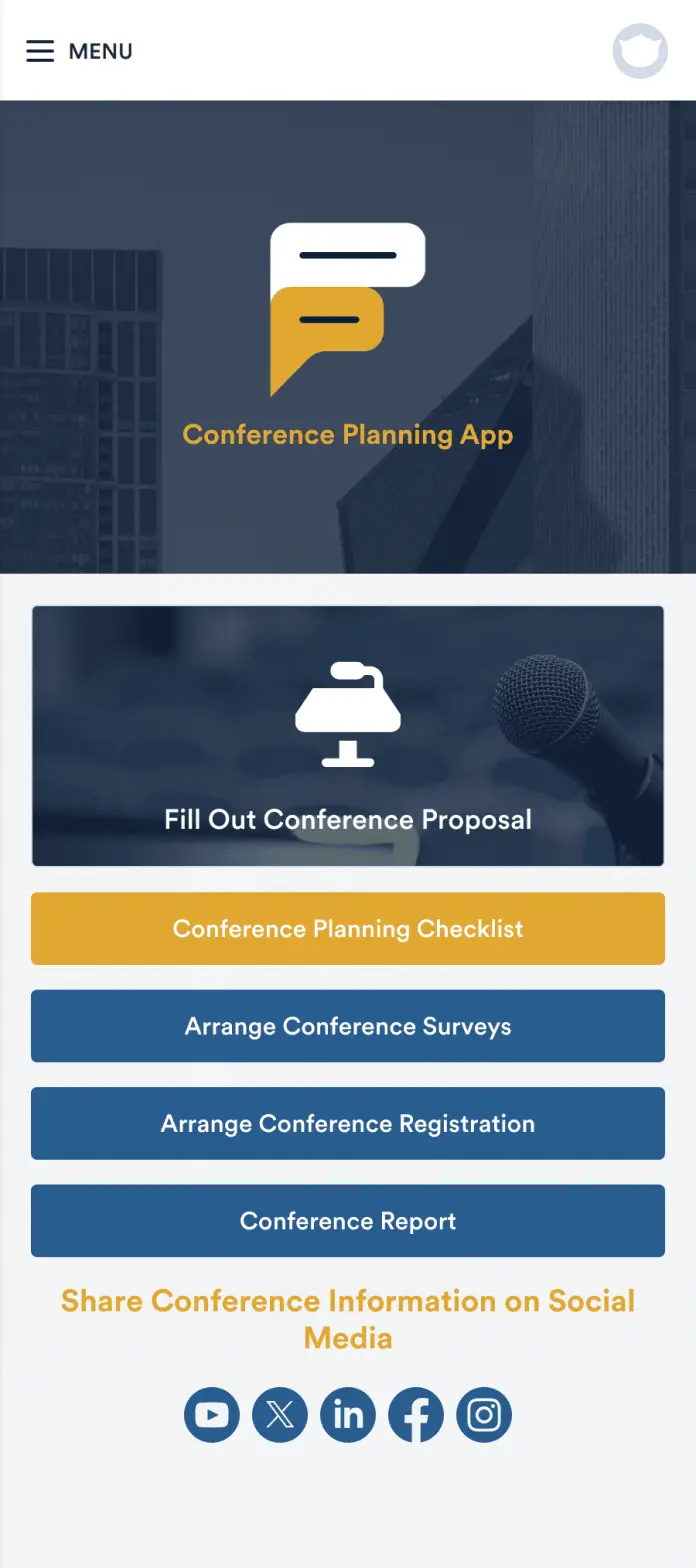 Conference Planning App