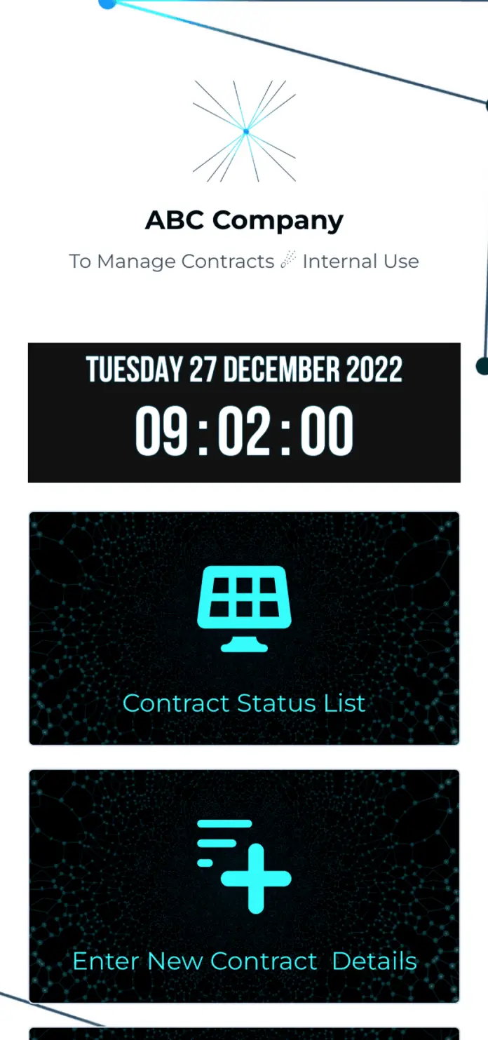 Contract App