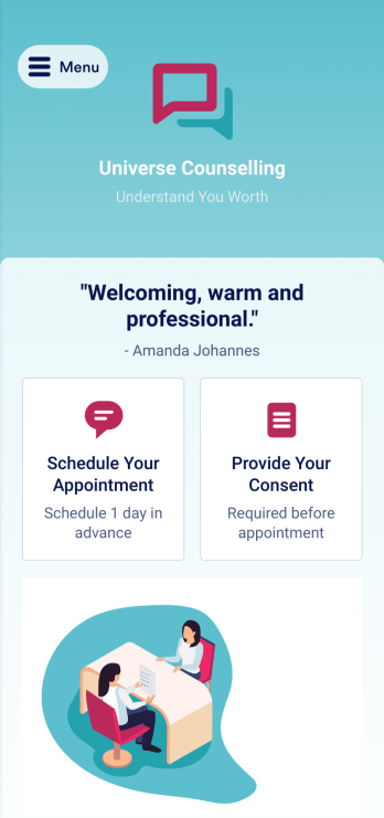 Counseling App Template