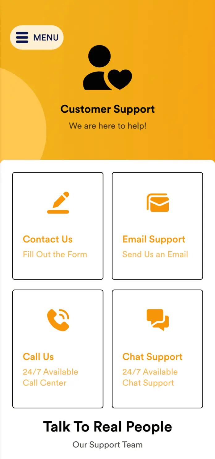 Customer Support App Template | Jotform