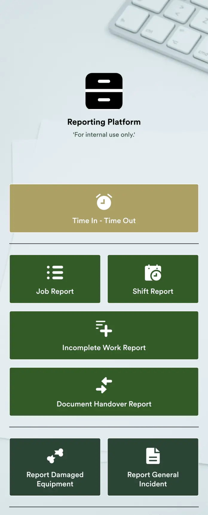 Daily Report App